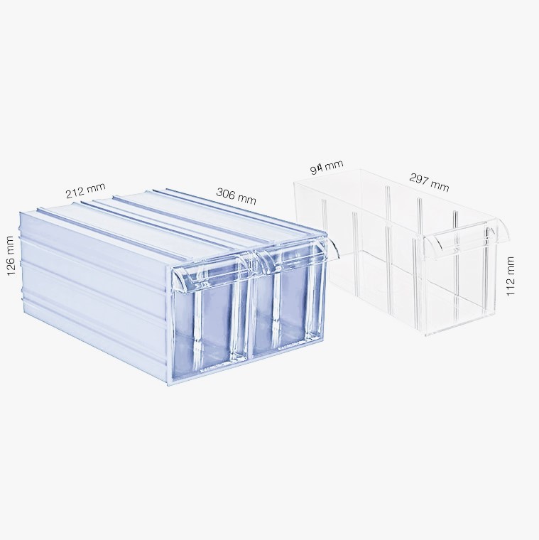 пластмасова кутия с чекмеджета