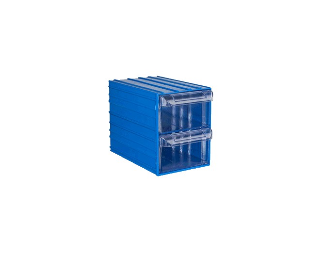 пластмасова кутия с 2 чекмеджета 401-6D