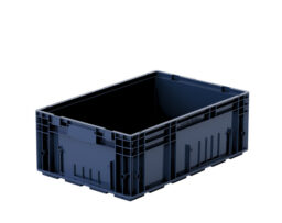 R-KLT-6422 пластмасова KLT каса с подсилено дъно - 400x600x215 mm.