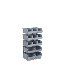 ST-1050 - модул от пластмасови стелажни кутии