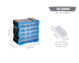 TK-6006 - шкаф органайзер с 20 чекмеджета - 1