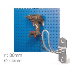 закачваща кука за перфориран гръб