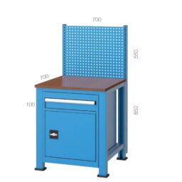 3390 - малка работна маса с шкаф