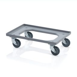 DOLLY-4161 - пластмасова количка за каси 400x600 mm.