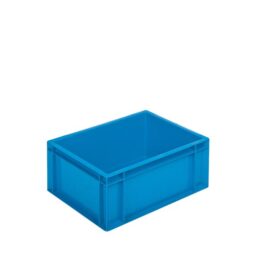 HP-4316 D - пластмасова плътна каса с равно дъно - 300x400x174 mm.