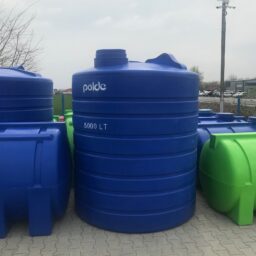 DLVL-5000 - висок двупластов вертикален резервоар за вода