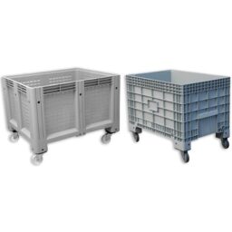 Plastic box pallets and containers