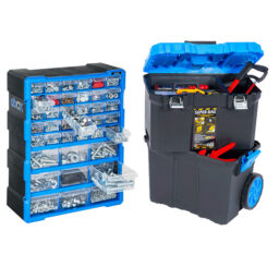 Пластмасови куфари за инструменти и органайзери